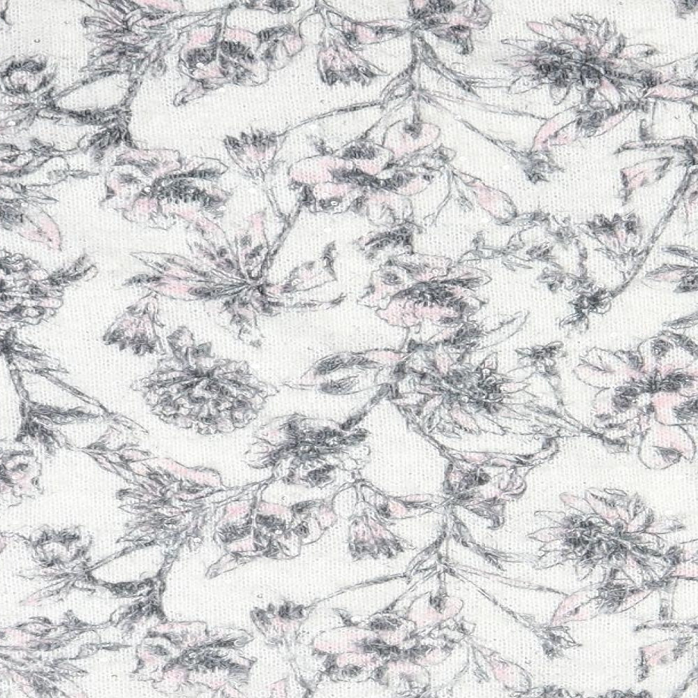 George Womens White Floral  Pullover Jumper Size 14