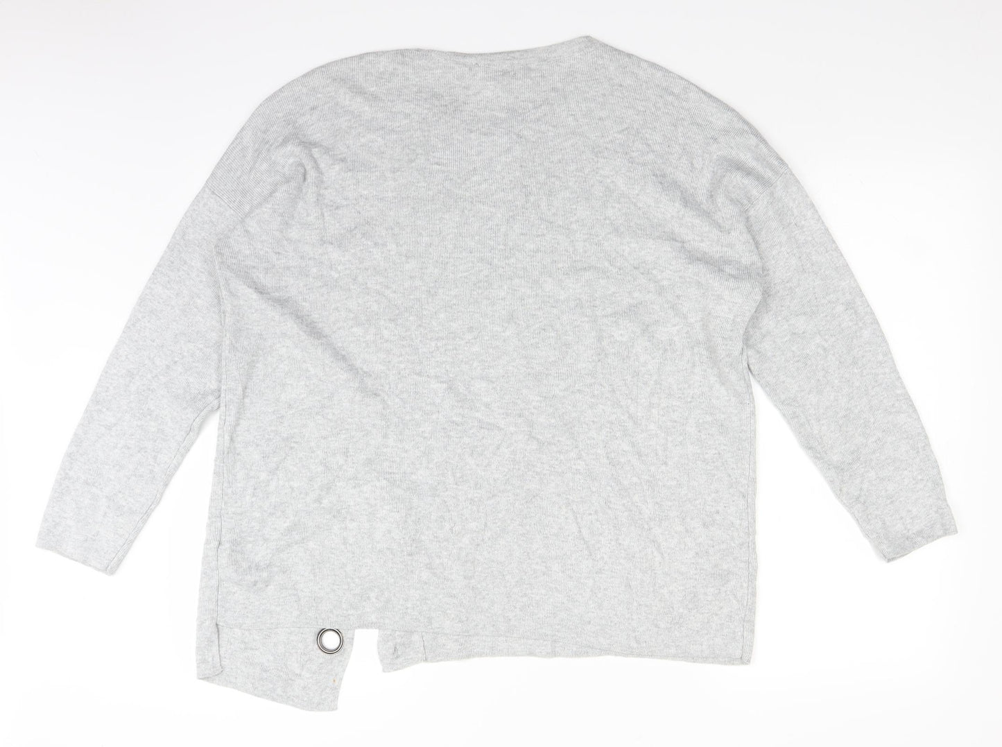 Wallis Womens Grey   Pullover Jumper Size L