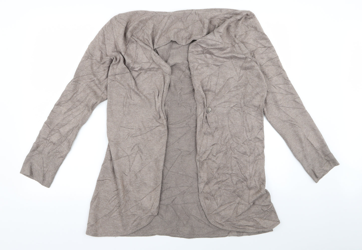 Preworn Womens Brown   Cardigan Jumper Size 12