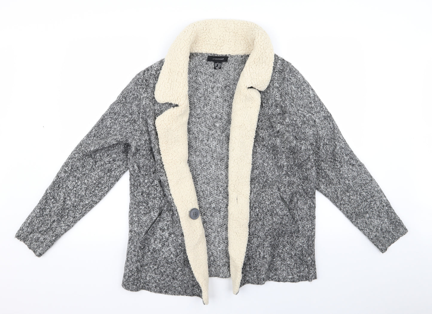 Atmosphere Womens Grey   Cardigan Jumper Size L