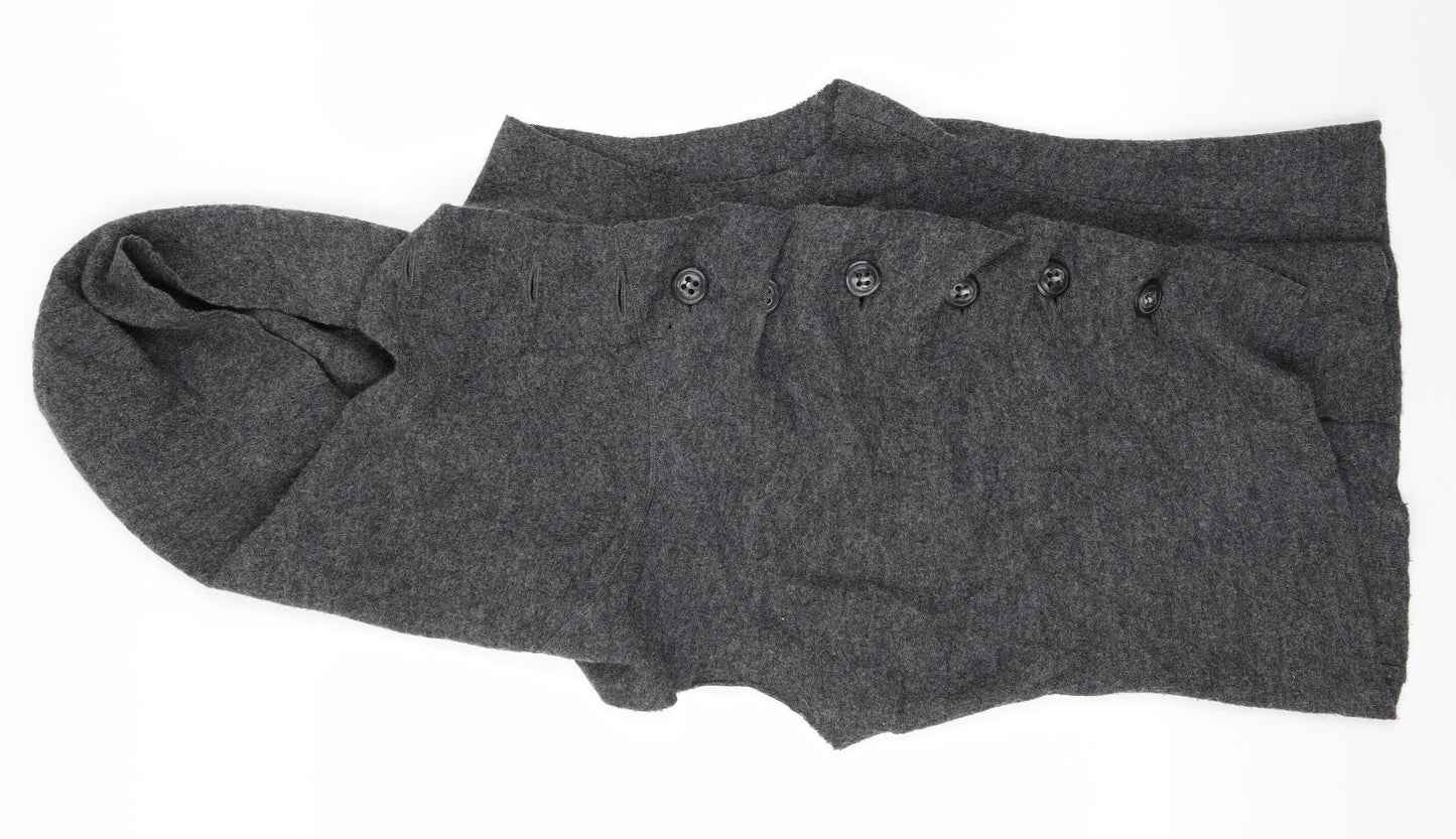 peworn Womens Grey   Cardigan Jumper Size 12  - m