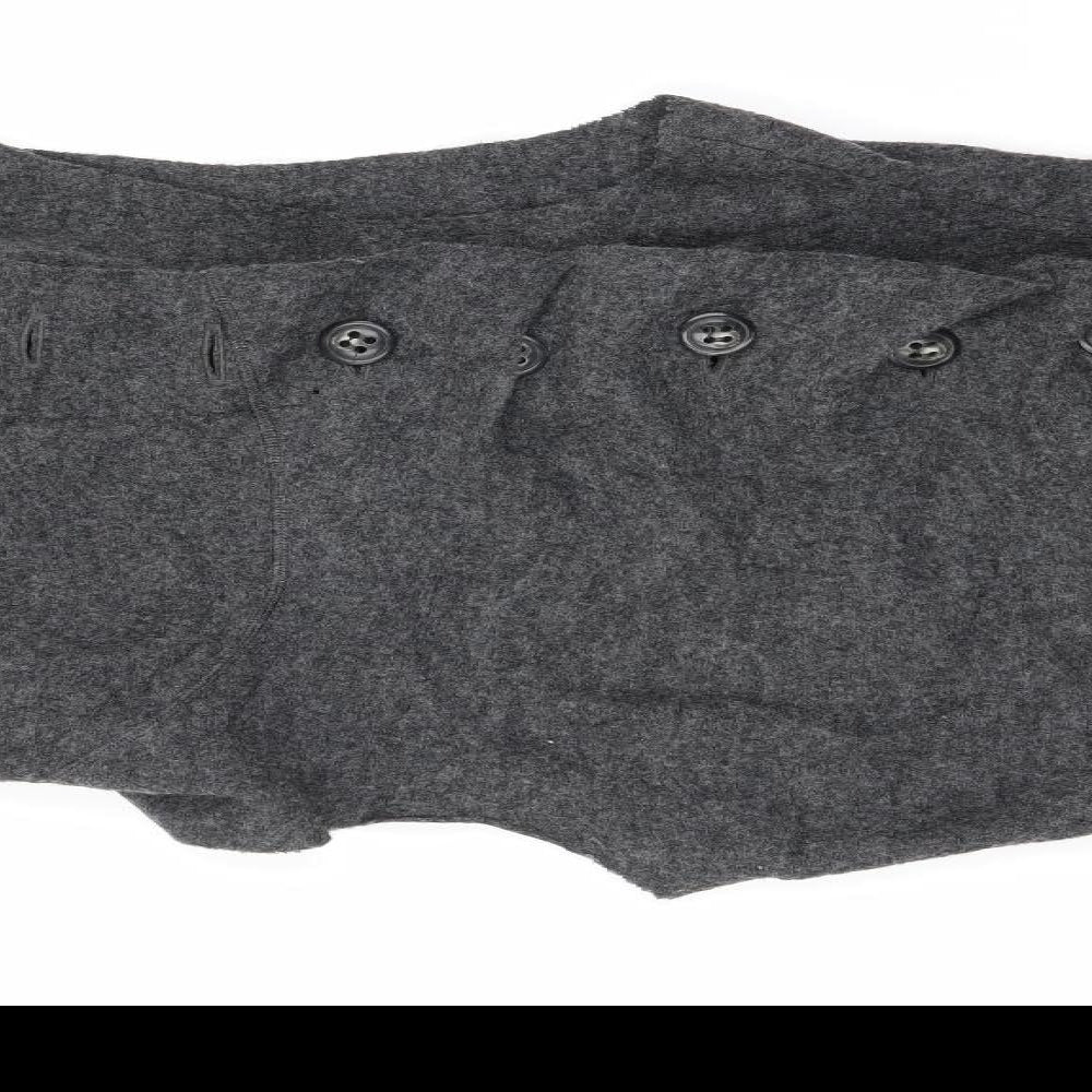 peworn Womens Grey   Cardigan Jumper Size 12  - m