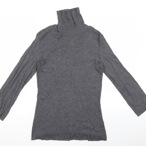 Preworn Womens Grey   Basic T-Shirt Size L