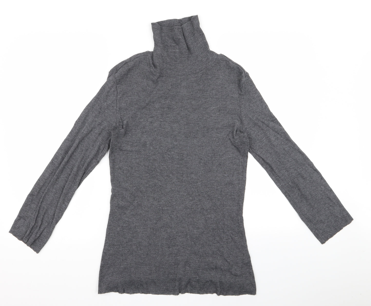 Preworn Womens Grey   Basic T-Shirt Size L