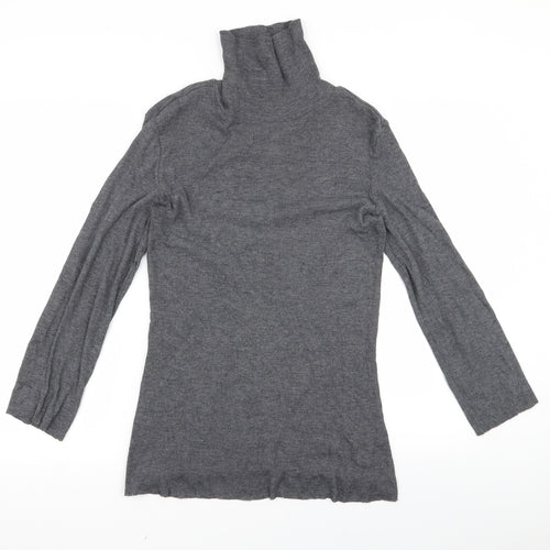 Preworn Womens Grey   Basic T-Shirt Size L