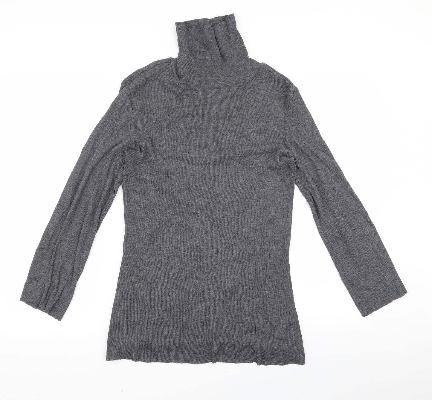Preworn Womens Grey   Basic T-Shirt Size L