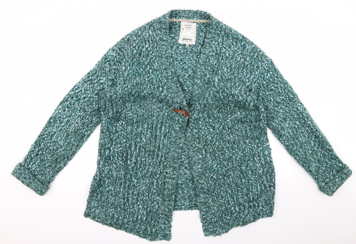 Preworn Womens Green   Cardigan Jumper Size 8