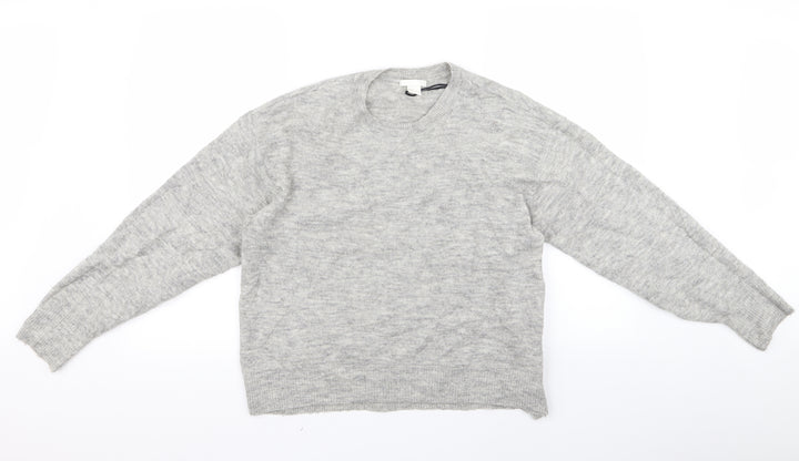 H&M Womens Grey   Pullover Jumper Size S