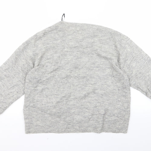 H&M Womens Grey   Pullover Jumper Size S
