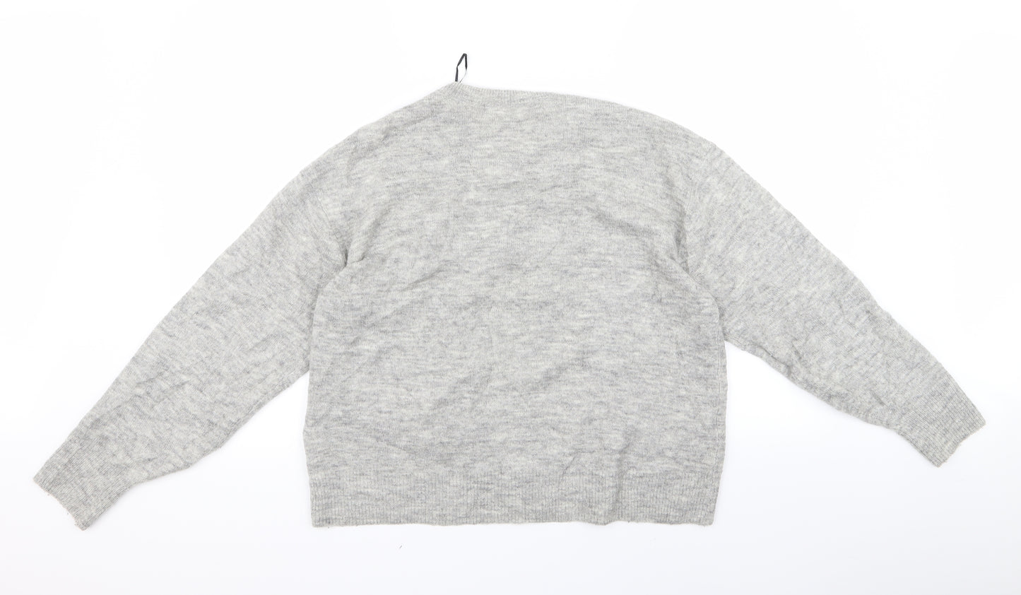 H&M Womens Grey   Pullover Jumper Size S