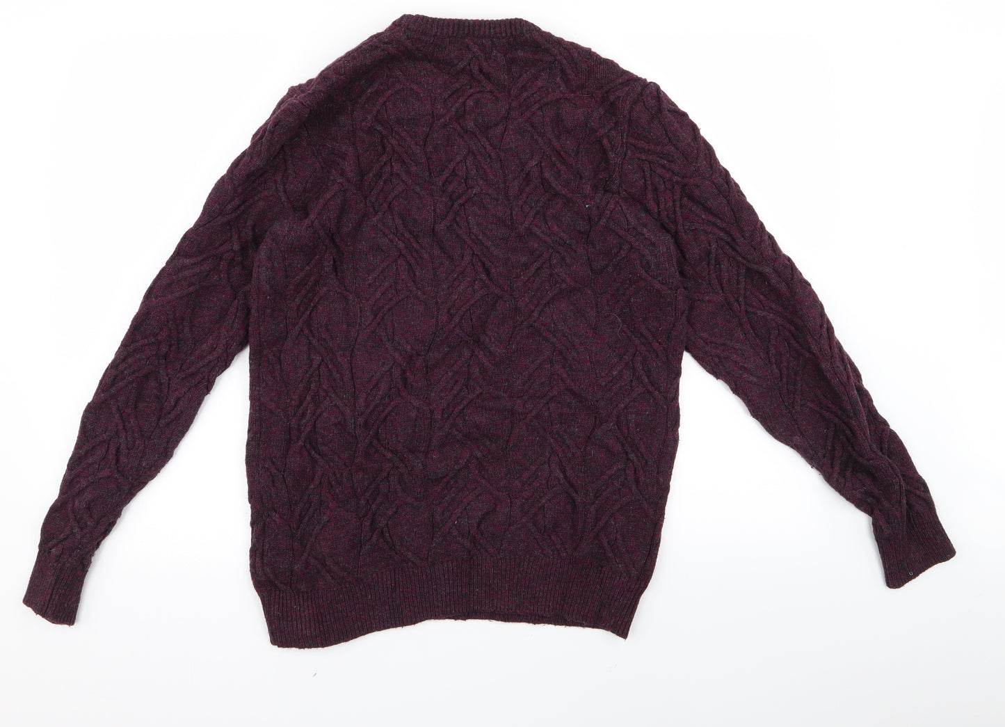 m&s Womens Red   Pullover Jumper Size M