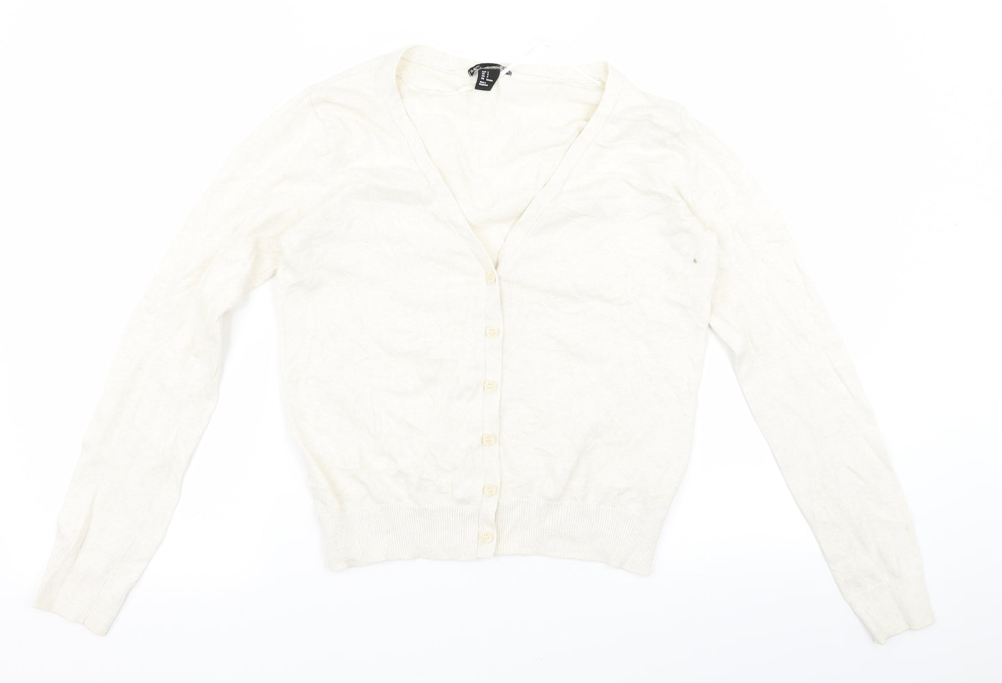 H&M Womens Beige   Pullover Jumper Size S