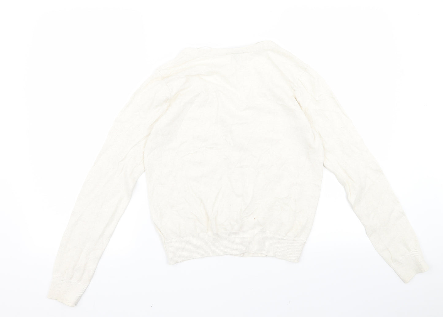 H&M Womens Beige   Pullover Jumper Size S
