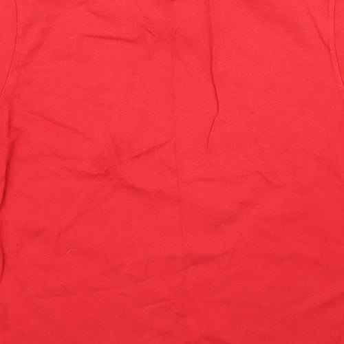 George Boys Red   Basic T-Shirt Size 12 Years