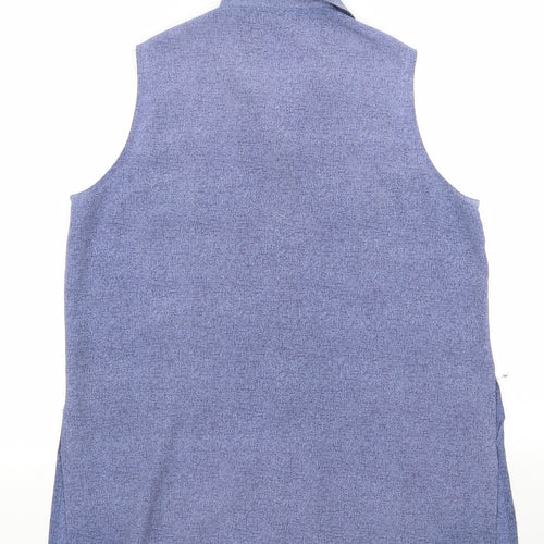 Preworn Womens Blue   Basic Button-Up Size 14