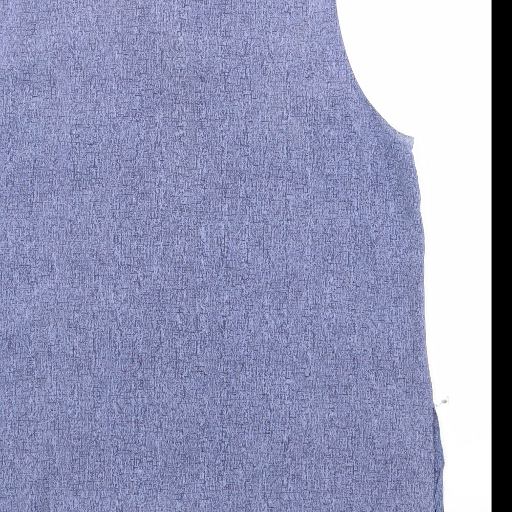 Preworn Womens Blue   Basic Button-Up Size 14