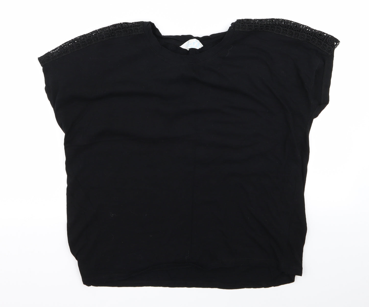 Primark Womens Black   Basic T-Shirt Size L