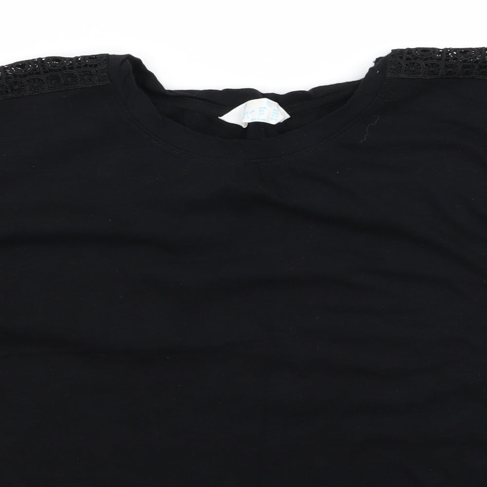 Primark Womens Black   Basic T-Shirt Size L