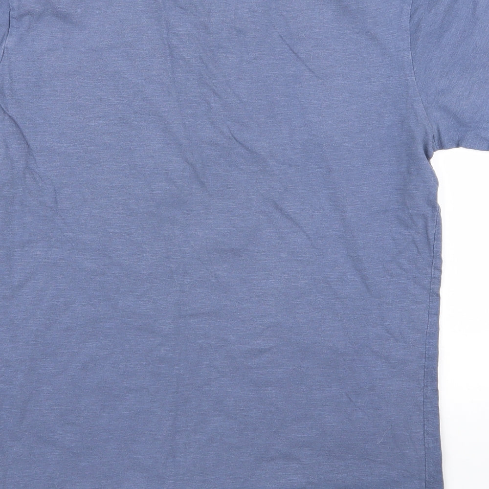 Preworn Boys Blue  Rayon Basic T-Shirt Size 12 Years