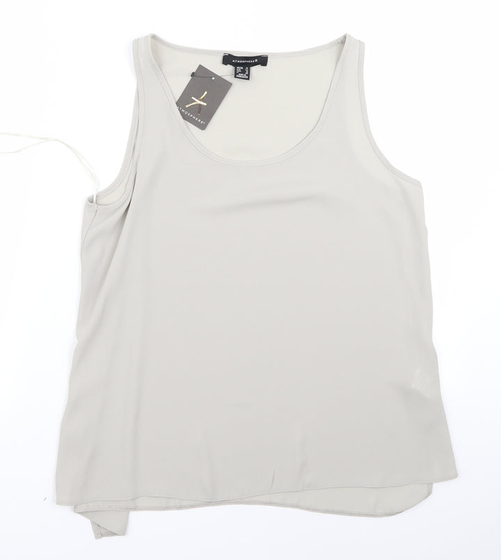 Atmosphere Womens Beige   Basic Button-Up Size 16