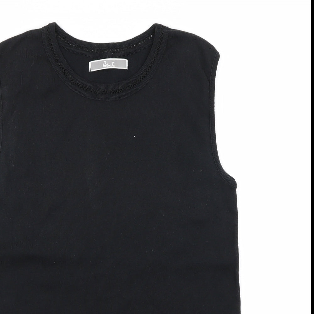 preowrn Womens Black   Basic Tank Size 14