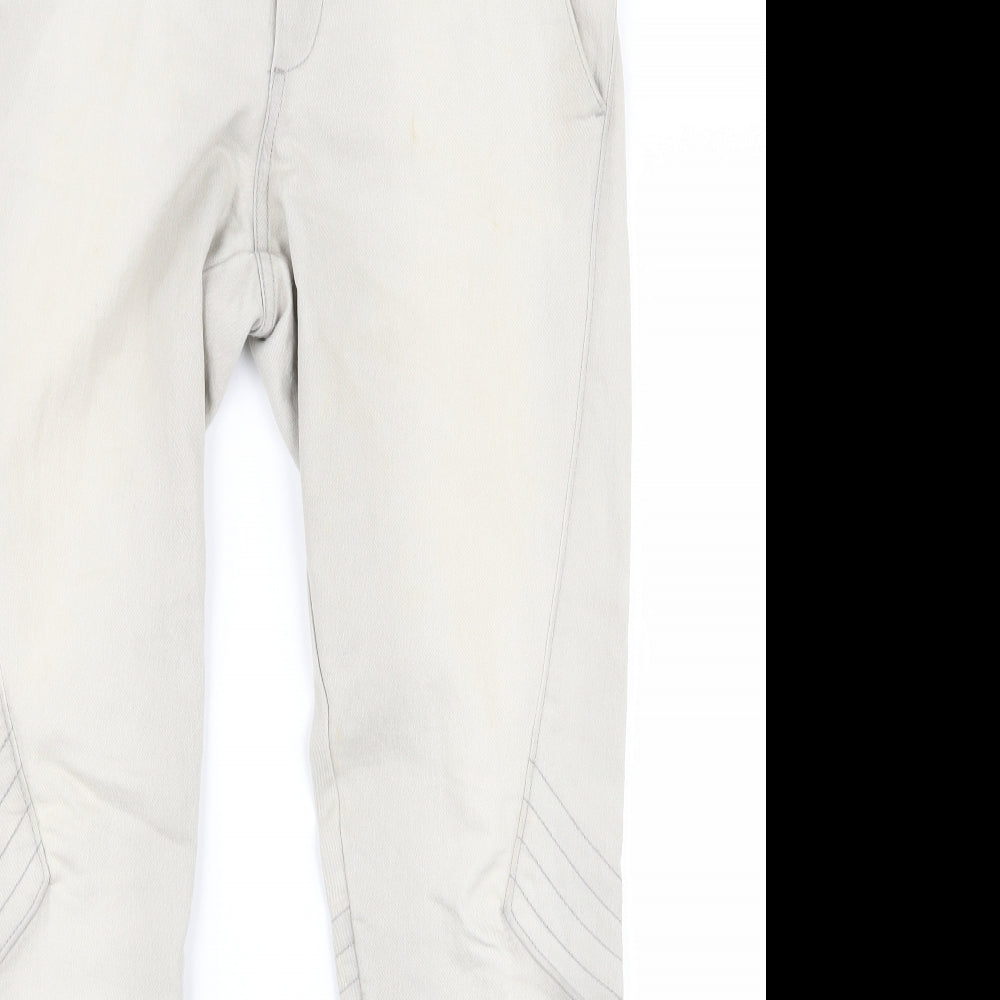 Preworn Womens White   Trousers  Size 14 L21 in