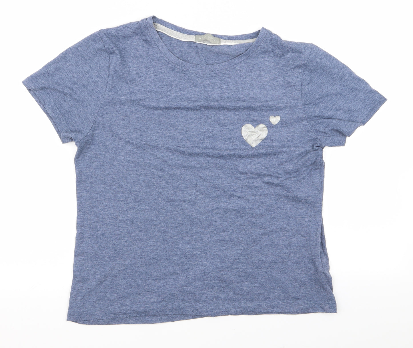 New Look Womens Blue   Basic T-Shirt Size S