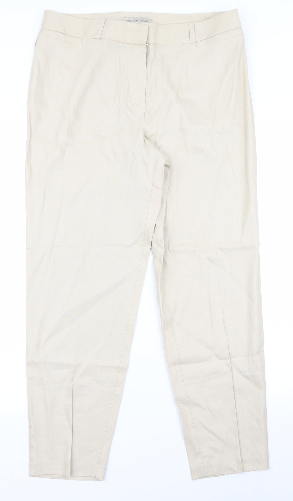 F&F Womens Beige   Trousers  Size 12 L25 in