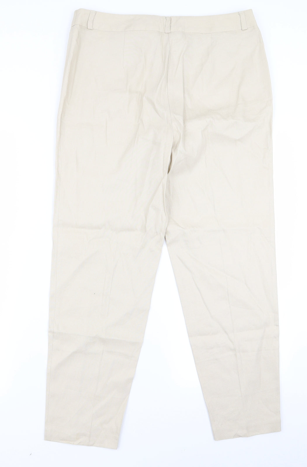 F&F Womens Beige   Trousers  Size 12 L25 in