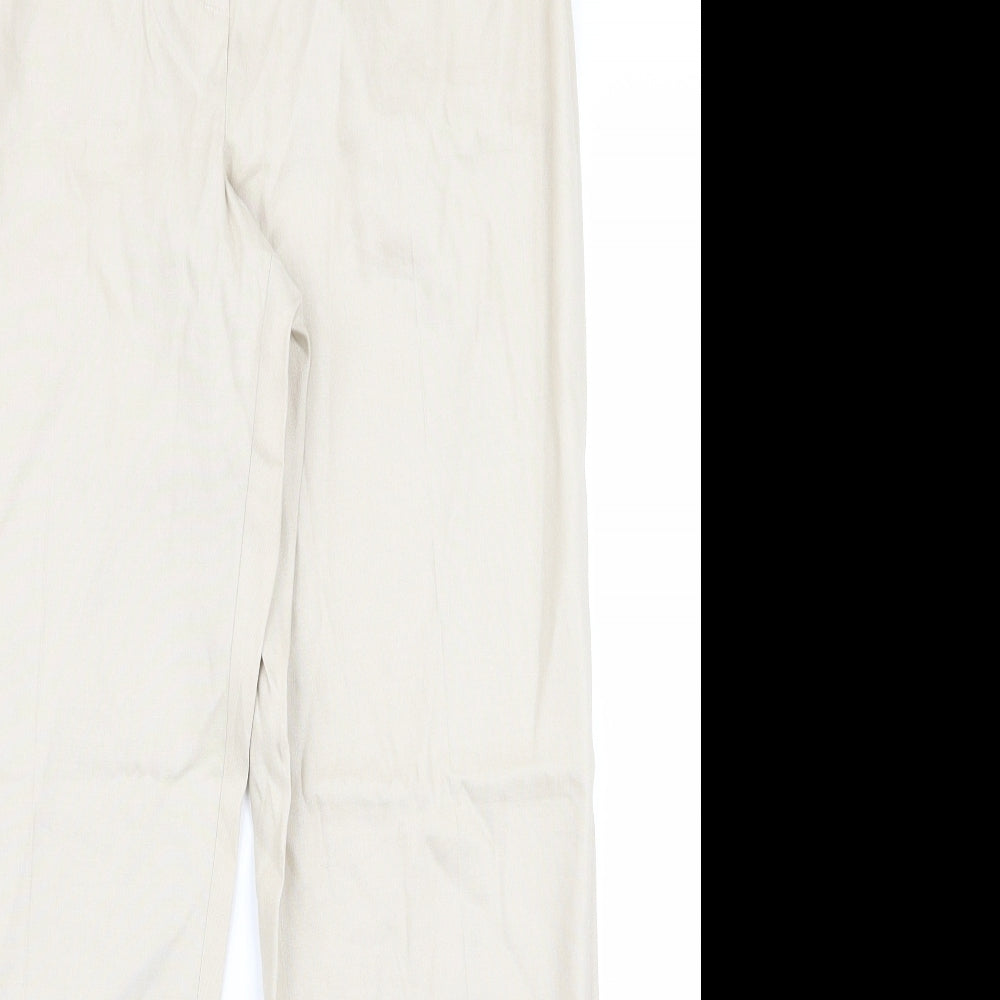F&F Womens Beige   Trousers  Size 12 L25 in