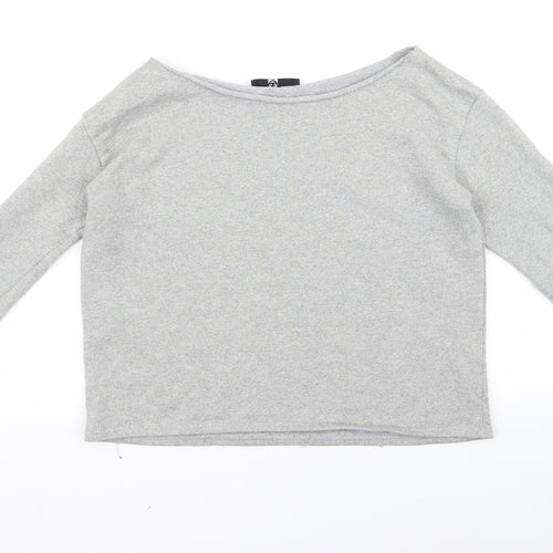Missguided Womens Grey   Pullover Jumper Size 12