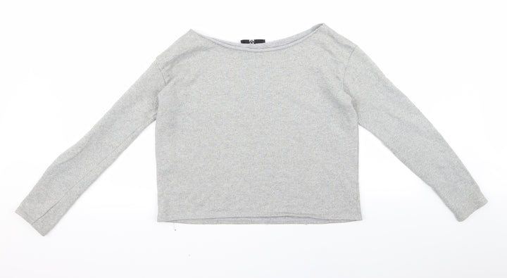 Missguided Womens Grey Pullover Jumper Size 12
