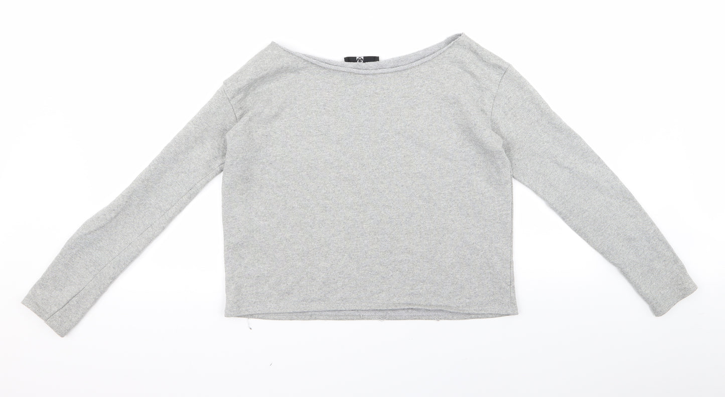 Missguided Womens Grey   Pullover Jumper Size 12