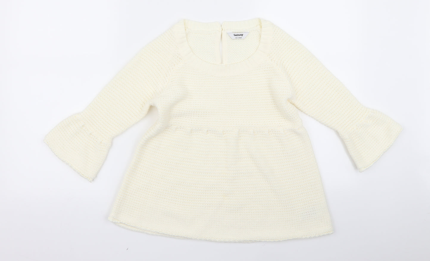 Tammy Girls White   A-Line  Size 2 Years