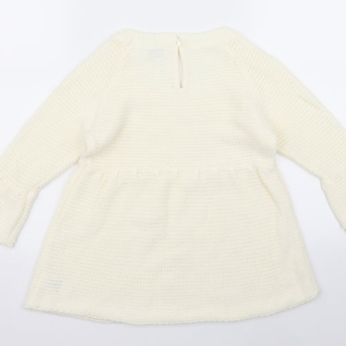 Tammy Girls White   A-Line  Size 2 Years