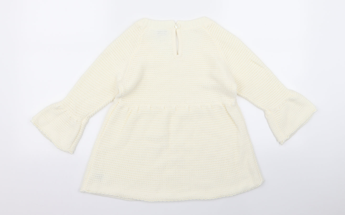 Tammy Girls White   A-Line  Size 2 Years