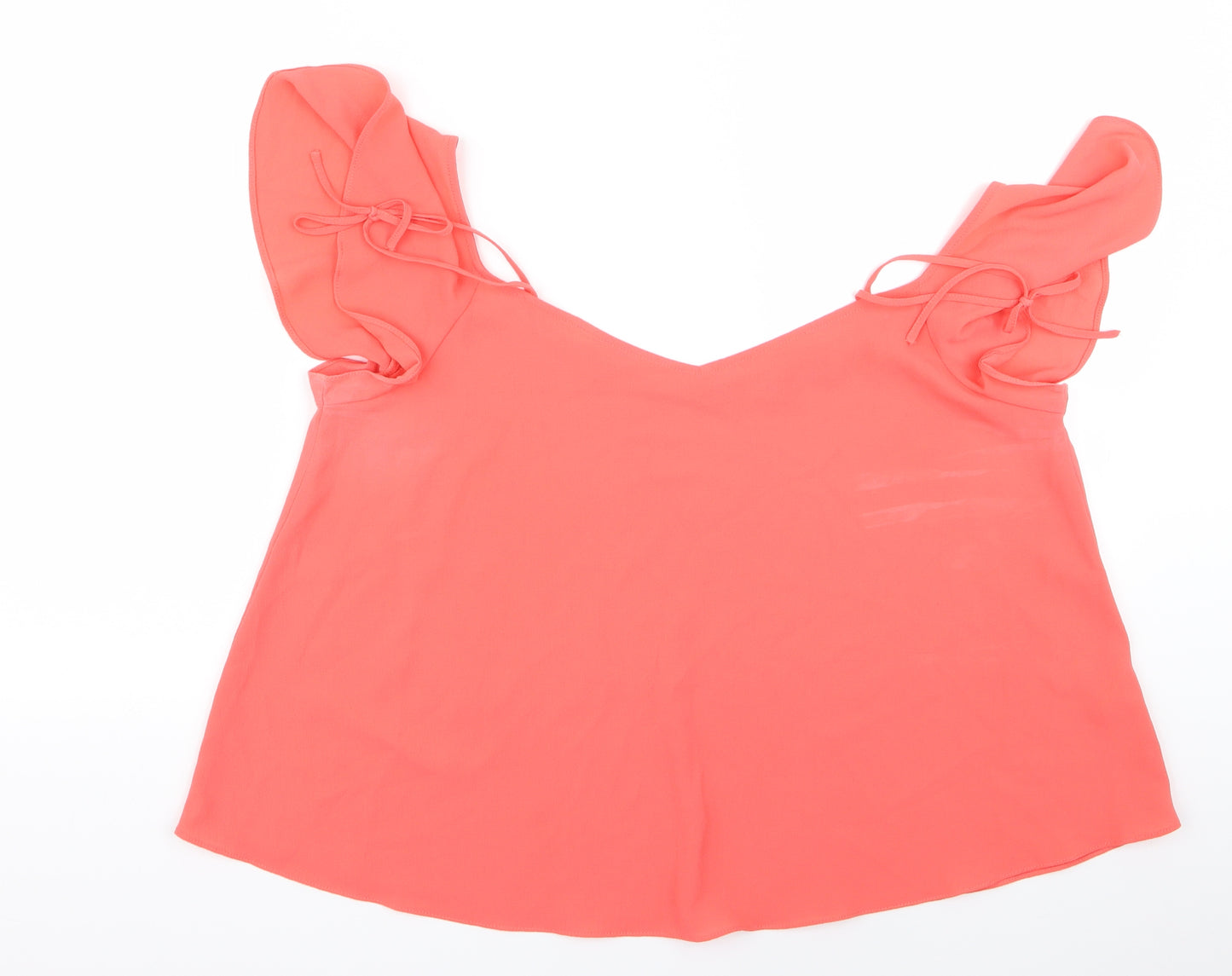 Topshop Womens Pink   Basic Blouse Size 12