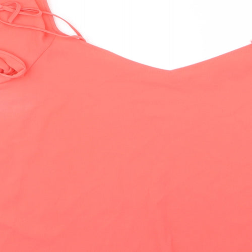 Topshop Womens Pink   Basic Blouse Size 12