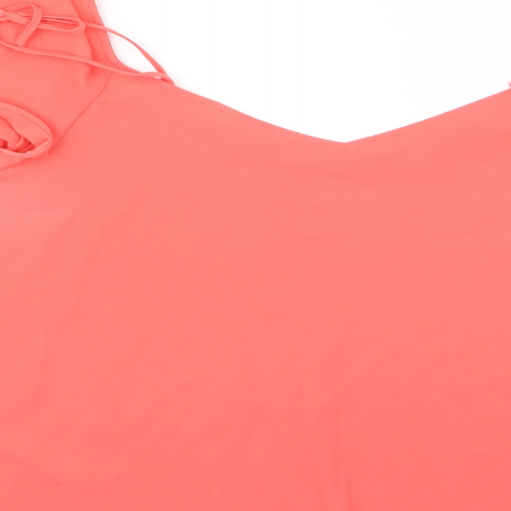 Topshop Womens Pink   Basic Blouse Size 12
