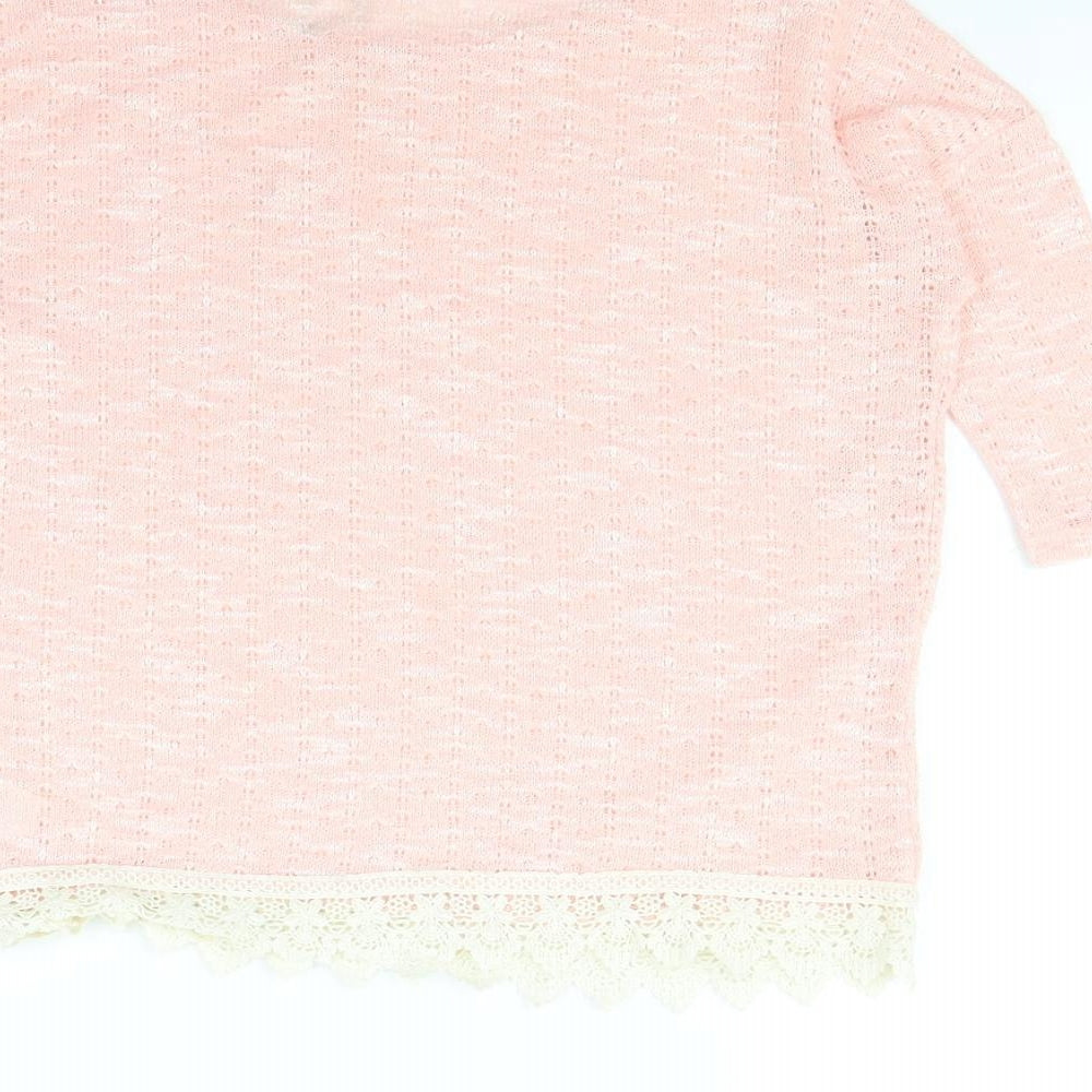 New Look Womens Pink   Pullover Jumper Size 8