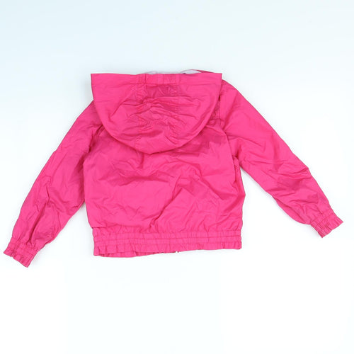 United Colors of Benetton Girls Pink   Rain Coat Coat Size 3 Years