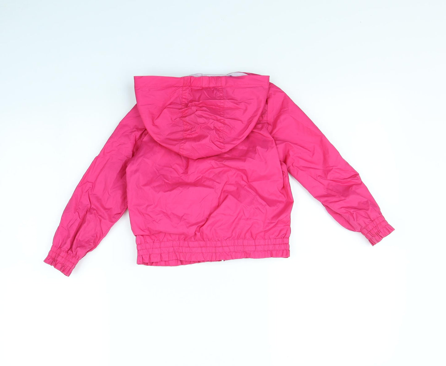 United Colors of Benetton Girls Pink   Rain Coat Coat Size 3 Years