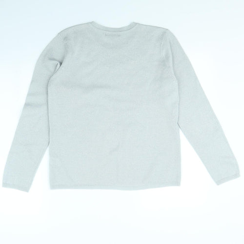 BM Womens Silver   Pullover Jumper Size S