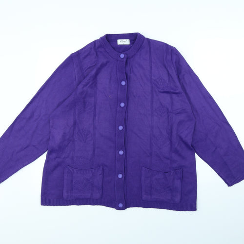 care Womens Purple   Jacket  Size L