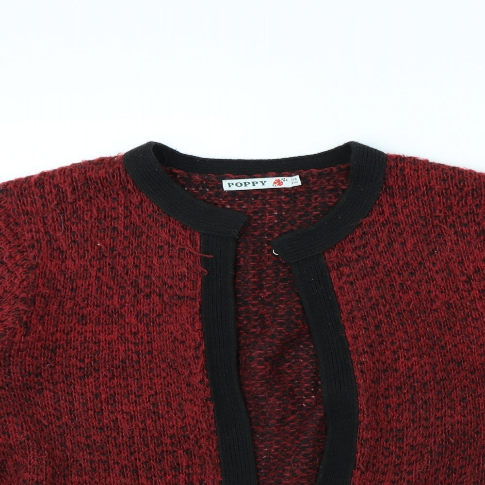 Poppy Womens Red   Jacket  Size 16