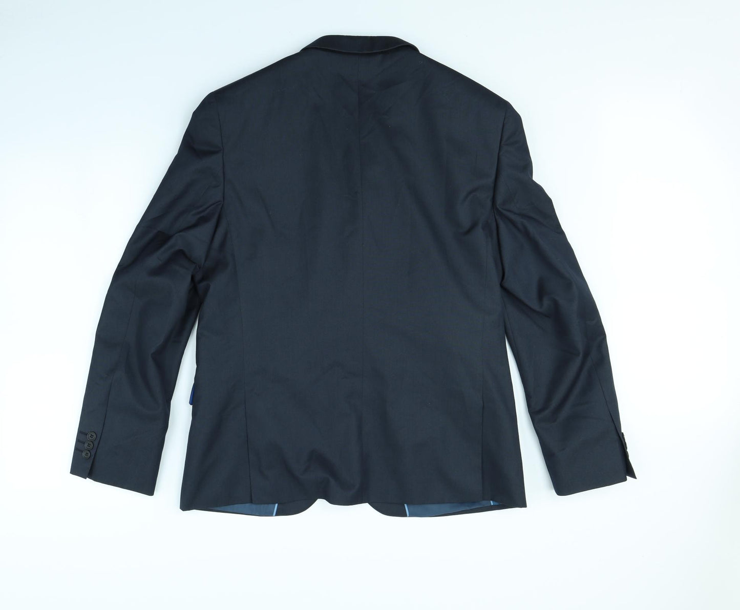 Preworn Mens Blue   Jacket Blazer Size S  - shoulder pads