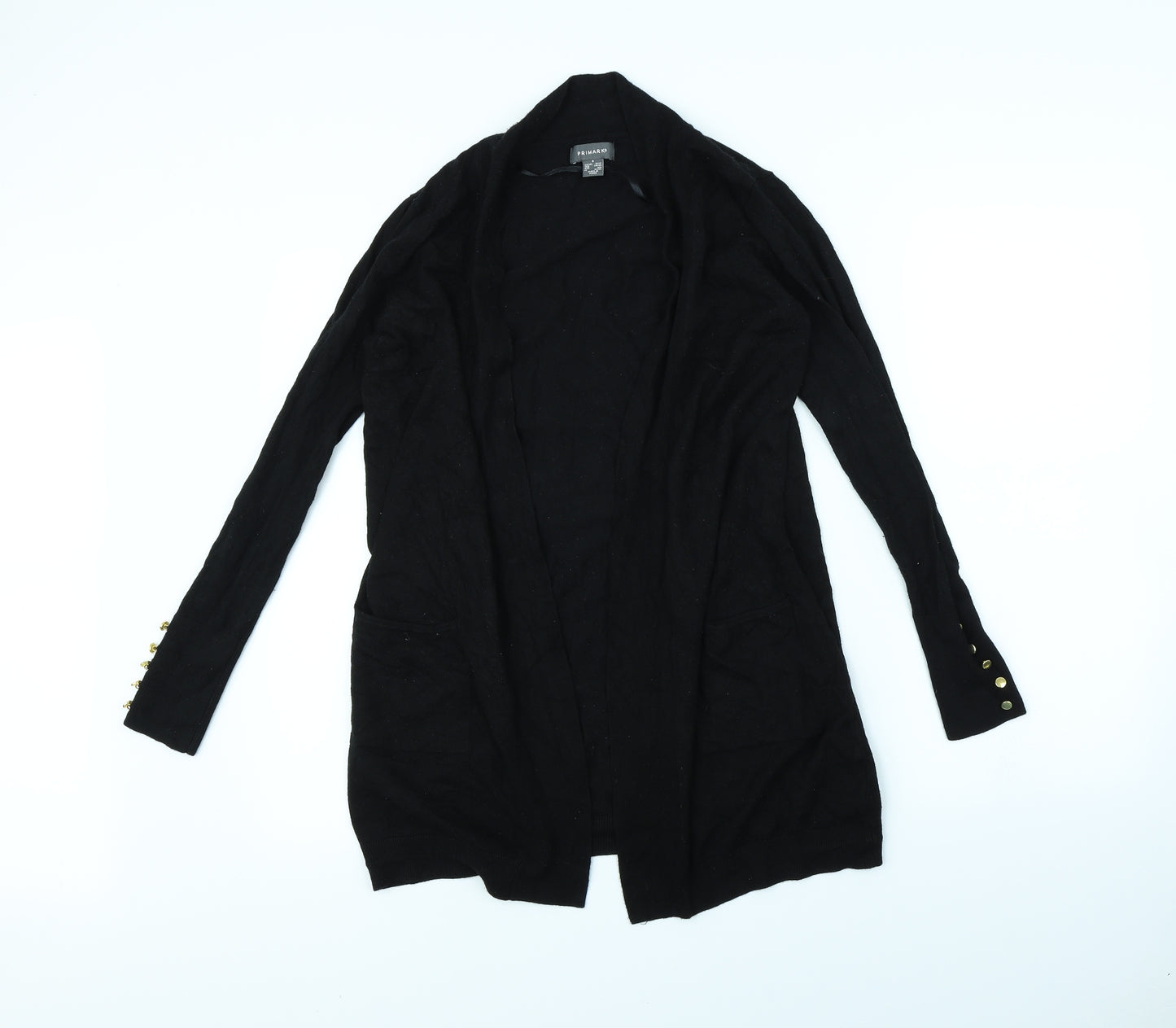 Primark Womens Black   Cardigan Jumper Size S