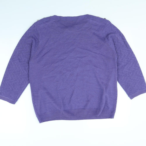 HONOUR MILLBURN  Womens Purple   Pullover Jumper Size M