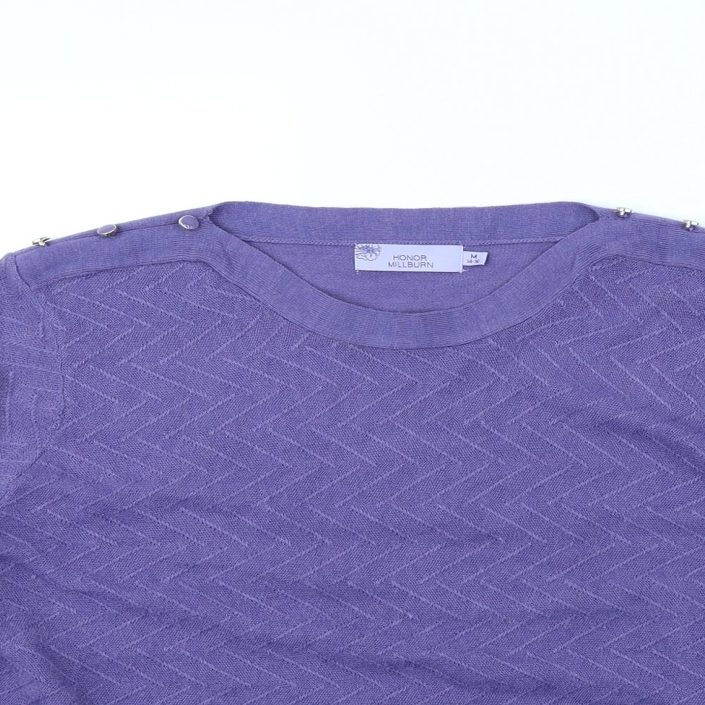HONOUR MILLBURN  Womens Purple   Pullover Jumper Size M