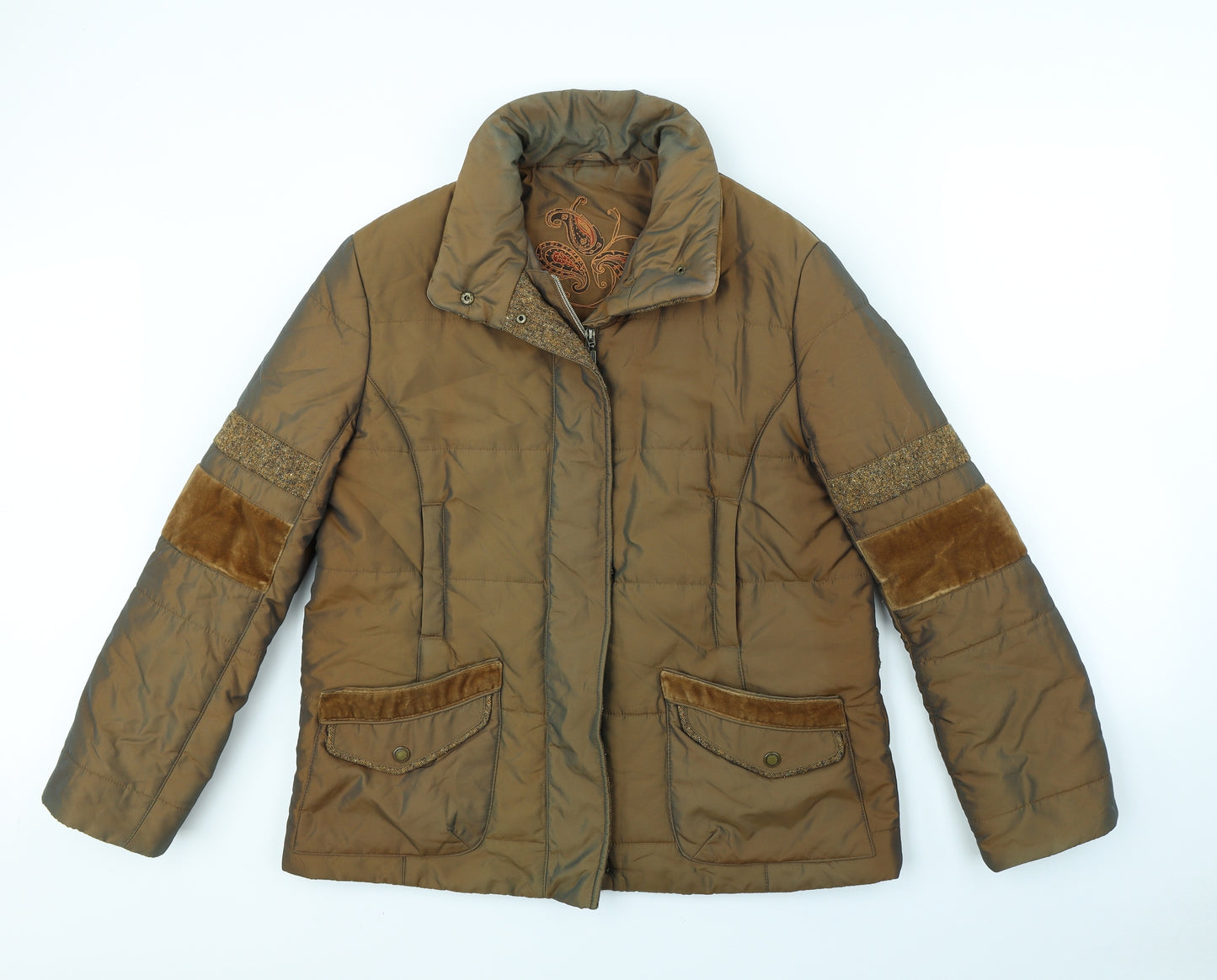 Preworn Womens Brown   Jacket Coat Size 14